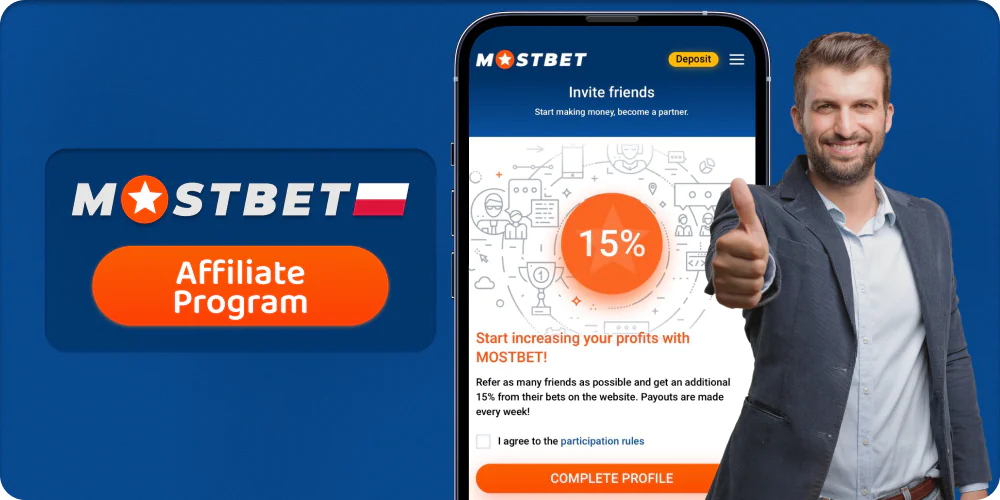 Zostań partnerem afiliacyjnym w Mostbet Polska